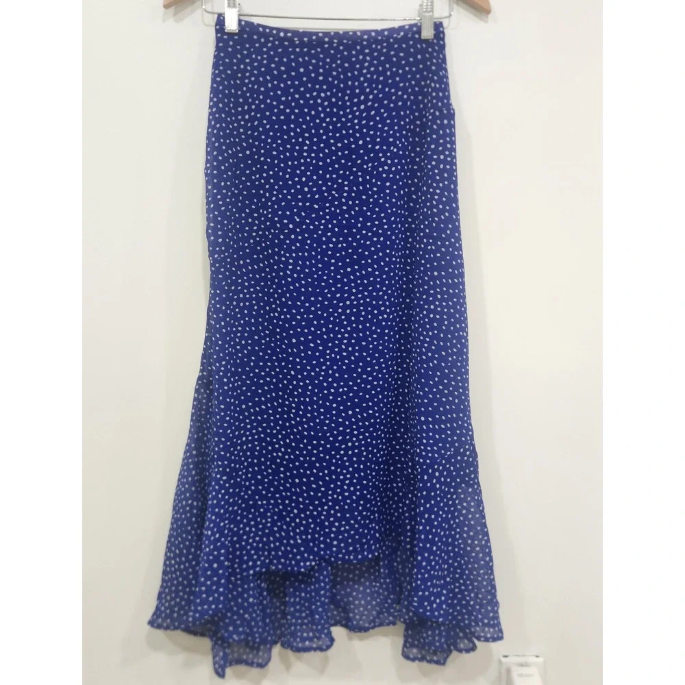 Women's M Zenana Maxi‎ High-Low Skirt NWT